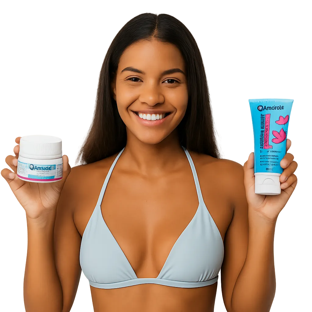 AmazoLÉ – Modelo com produto